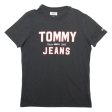 TOMMY HILFIGER Mens T-Shirt Black L Supply