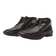 BOSS Chukka Boots Black Leather Mens UK 9 Supply