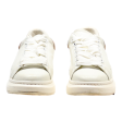 ALEXANDER MCQUEEN Sneaker Trainers White Leather Womens UK 7.5 Online Hot Sale