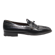 ETIENNE AIGNER Loafer Shoes Black Leather Mens UK 9 Online Sale