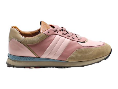 BALLY Sneaker Trainers Pink Leather Womens UK 5.5 Sale