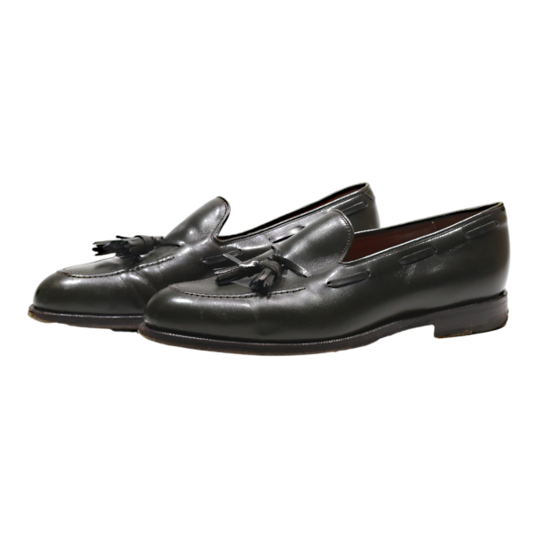 FABIAN ZUG Loafer Shoes Black Leather Womens UK 8 on Sale