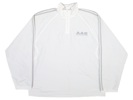 ADIDAS Mens Pullover Jacket White L on Sale