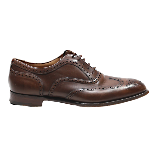 BENCI BROTHERS Brogue Shoes Brown Leather Mens UK 9 For Discount