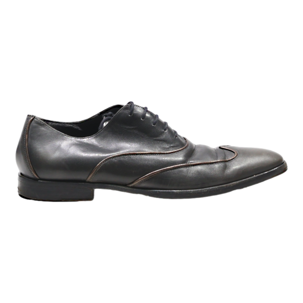 DOLCE & GABBANA Oxford Shoes Black Leather Mens UK 6 Discount