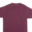 VANS Classic Fit Mens T-Shirt Maroon S For Sale