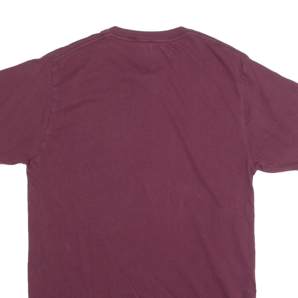 VANS Classic Fit Mens T-Shirt Maroon S For Sale