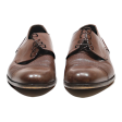 HUGO BOSS Derby Shoes Brown Leather Mens UK 7 Cheap