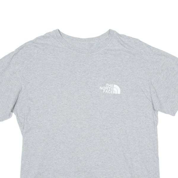 THE NORTH FACE Womens T-Shirt Grey L on Sale