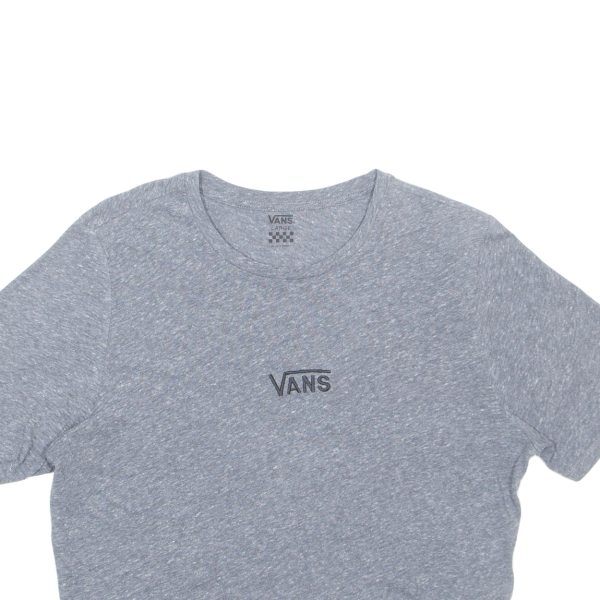 VANS Cropped Womens T-Shirt Grey L For Cheap