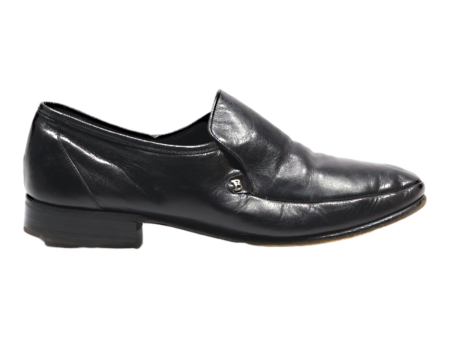 BALLY SUISSE Havanna Loafer Shoes Black Leather Womens UK 7.5 Sale