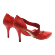 BATA D‚ÄôOrsay Heels Red Leather Womens UK 6 Supply