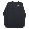 THE NORTH FACE Womens T-Shirt Black Long Sleeve S For Cheap