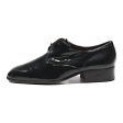 BALLY SUISSE Derby Shoes Black Leather Womens UK 5 on Sale