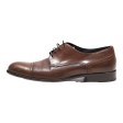 HUGO BOSS Derby Shoes Brown Leather Mens UK 7 Cheap