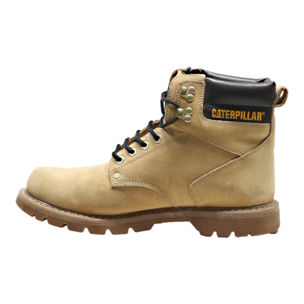 CATERPILLAR Lace-Up Boots Beige Leather Mens UK 11 Fashion