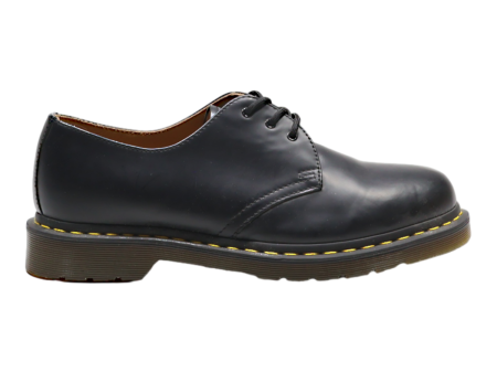 DR MARTENS 1461 Derby Shoes Black Leather Mens UK 9 Sale