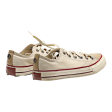 CONVERSE Low Top Trainers Beige Canvas Womens UK 2.5 Online now