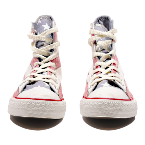 CONVERSE Chuck Taylor All Star High Top Trainers Pink Canvas Womens UK 6 Hot on Sale