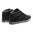 CONVERSE High Top Trainers Black Leather Mens UK 7.5 Supply