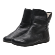 HELVESKO Ankle Boots Black Leather Womens UK 9 Cheap