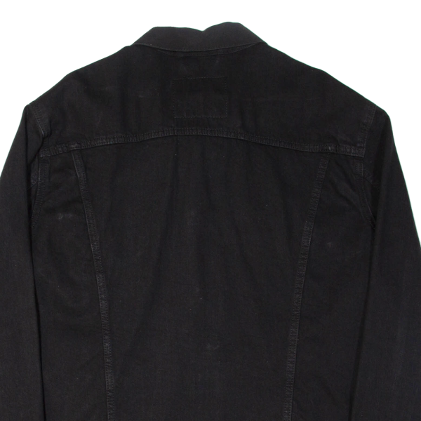 LEVI S Mens Denim Jacket Black 2XL For Cheap