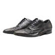 DOLCE & GABBANA Oxford Shoes Black Leather Mens UK 6 Discount