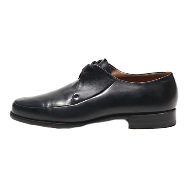 BALLY Derby Shoes Black Leather Mens UK 10 Online Hot Sale