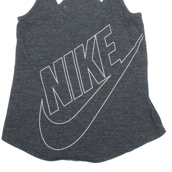 NIKE Womens Vest Grey Sleeveless S Hot on Sale