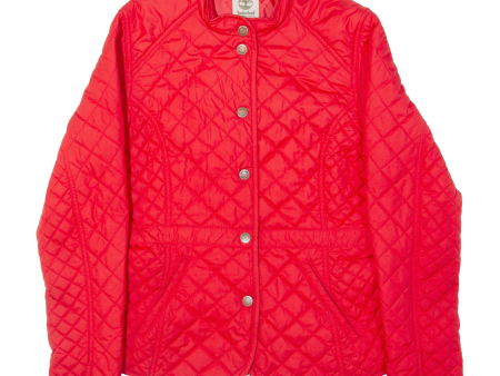 TIMBERLAND Down Insulated Womens Quilted Jacket Red S Online