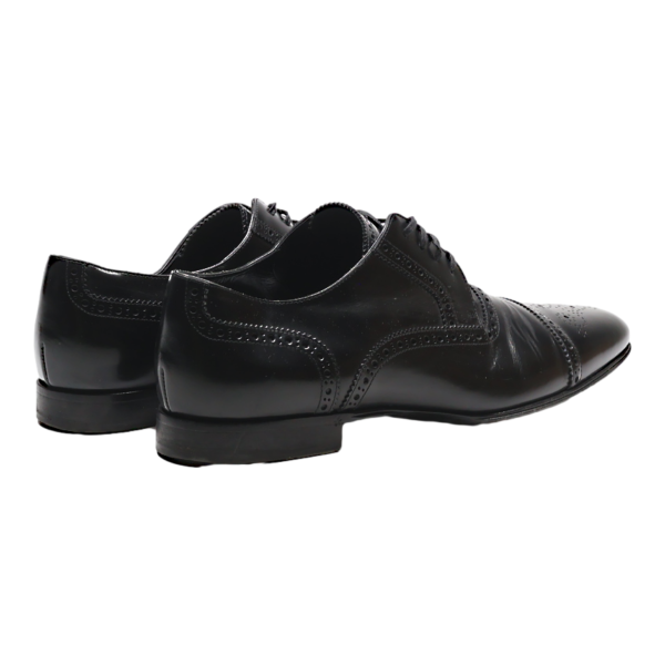 DOLCE & GABBANA Brogue Shoes Black Leather Mens UK 9 Online now