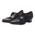 FRANCA DOTTI Derby Shoes Blue Leather Womens UK 4.5 Online Sale