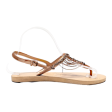 HAVAIANAS Strappy Sandals Gold Synthetic Womens UK 2.5 Supply