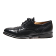 JOHN LAKES Brogue Shoes Black Leather Mens UK 8 Sale