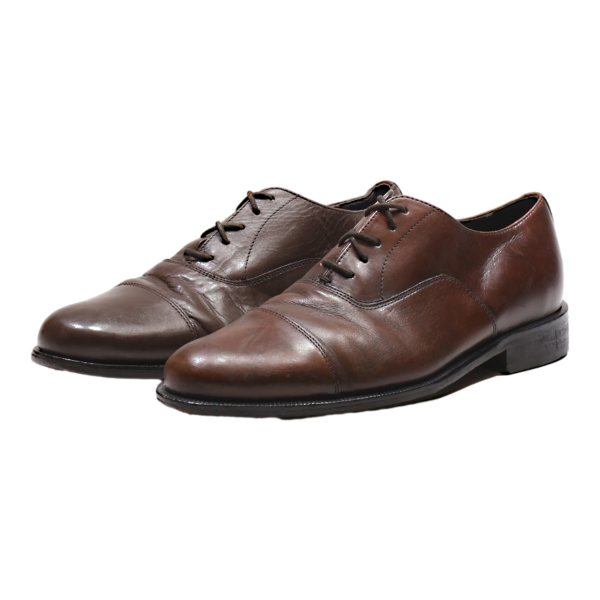 COLLEZIONE Oxford Shoes Brown Leather Mens UK 7 Online now