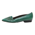 BALLY Ballet Shoes Green Leather Womens UK 6 Fashion