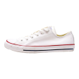 CONVERSE Chuck Taylor All Star Low Top Trainers White Leather Womens UK 8 For Discount