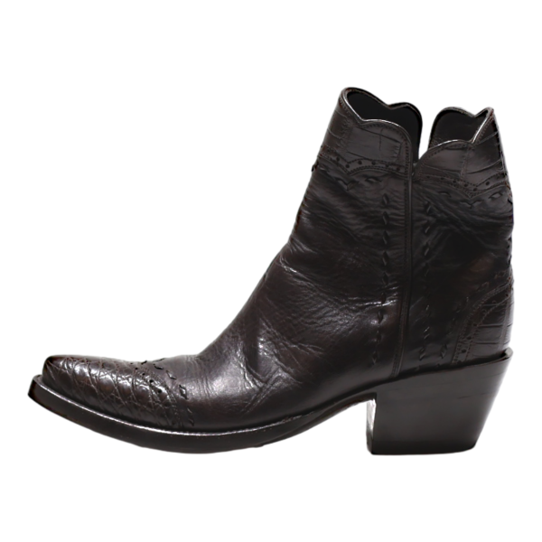 Cowboy Boots Brown Leather Womens UK 5 Hot on Sale