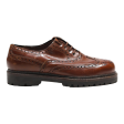 BALLY Brogue Shoes Brown Leather Mens UK 7.5 Supply