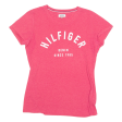 TOMMY HILFIGER Womens T-Shirt Pink M Sale