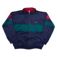 PUMA Mens Track Jacket Blue Colourblock L Online