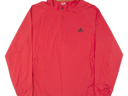 ADIDAS Mens Pullover Jacket Red XL Online