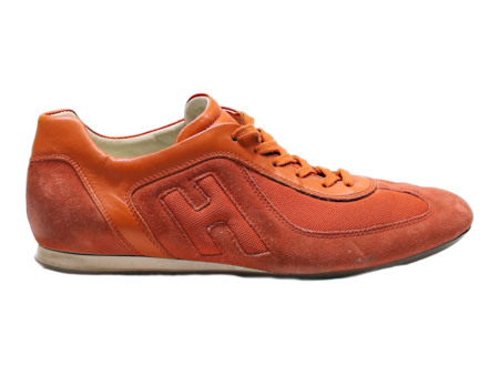 HOGAN Sneaker Trainers Orange Synthetic Mens UK 7 Sale