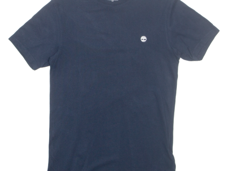 TIMBERLAND Slim Fit Mens T-Shirt Blue S Supply