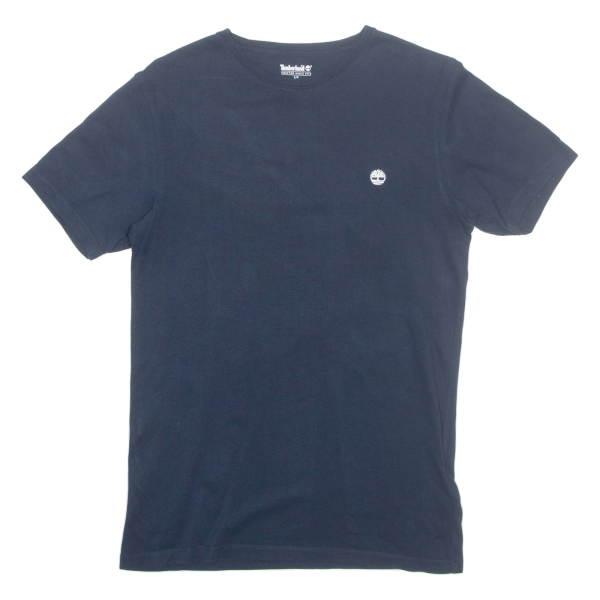 TIMBERLAND Slim Fit Mens T-Shirt Blue S Supply