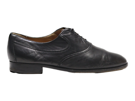 BALLY Oxford Shoes Black Leather Mens UK 7 Fashion