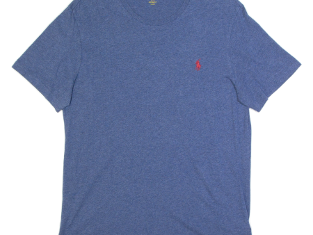 POLO RALPH LAUREN Custom Fit Mens T-Shirt Blue M Supply