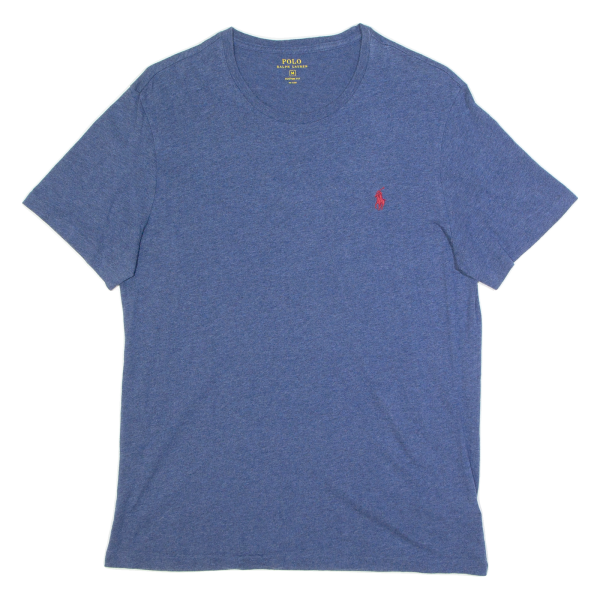 POLO RALPH LAUREN Custom Fit Mens T-Shirt Blue M Supply