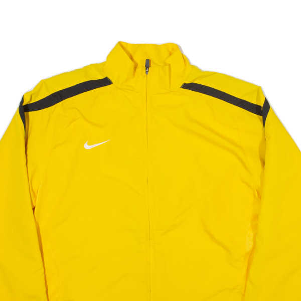 NIKE Mens Windbreaker Jacket Yellow L Hot on Sale