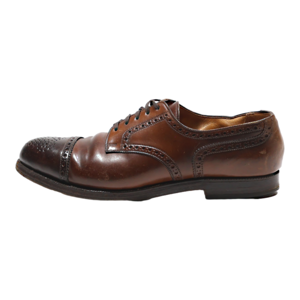 Brogue Shoes Brown Leather Mens UK 11.5 For Cheap